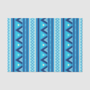 Modern Southwestern Geometric, Blue & Turquoise Tissue Paper