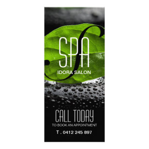 Modern Spa Rack Card