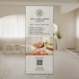 Modern Spa Wellness Centre Promotional Business Retractable Banner