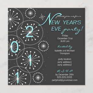 Modern Sparkle New Years Eve Party Invitation