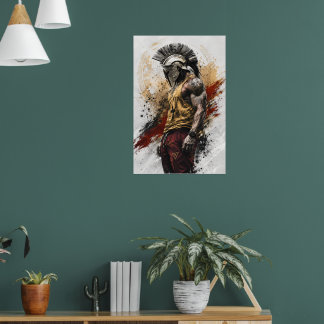 Modern Spartan Warrior – Ancient Strength Modern B Poster