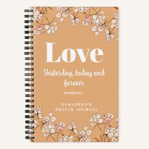Modern Spiral Prayer Journal Notebook