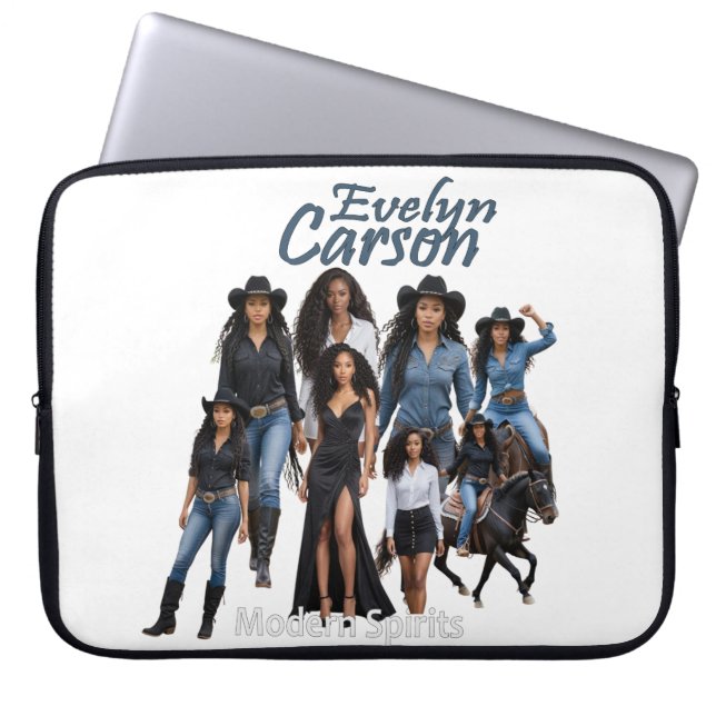 Modern Spirits Evelyn Carson Cover Art Laptop Case (Front)