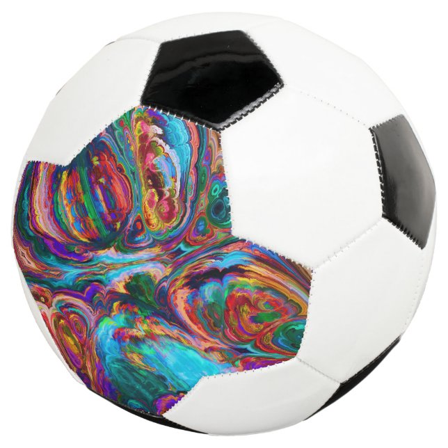 Modern Splash of Paints Football (Three Quarter)