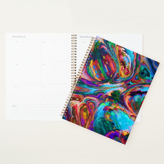 Modern Splash of Paints Planner (Display)