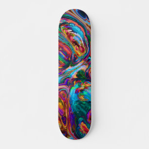 Modern Splash of Paints Skateboard