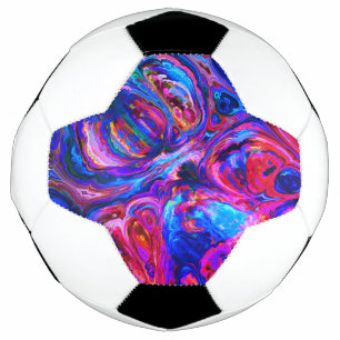 Modern Splash of Purple Hue Paints Football