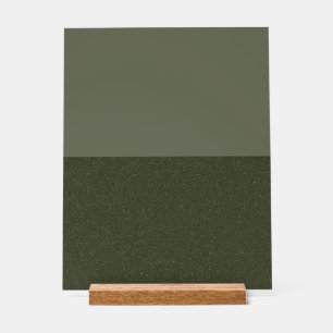 Modern Split Moss Green Acrylic Sign – Customise