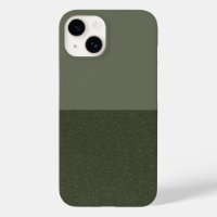 Modern Split Moss Green iPhone 14 Case – Customise