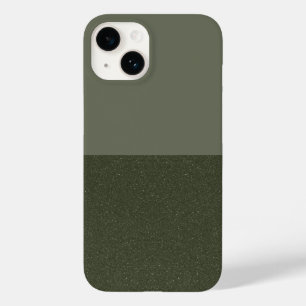 Modern Split Moss Green iPhone 14 Case – Customise