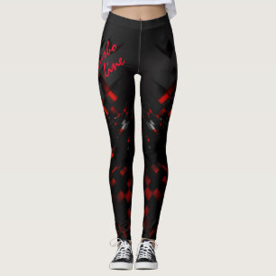 Modern sport design turbo line leggings