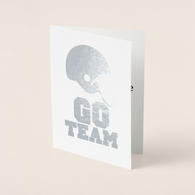 Modern Sports Football Birthday Cards (Front)
