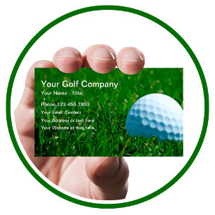 Modern Sports Golf Business Card