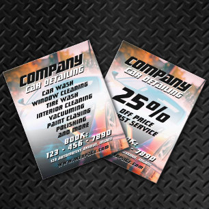 Modern sports race car Flyer