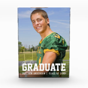 Modern Sporty Graduation Announcement Photo Block