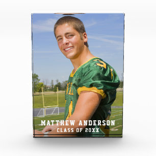 Modern Sporty Graduation Photo Block