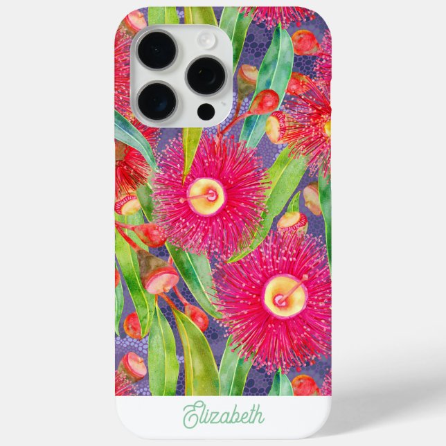 Modern Spring Eucalyptus Blooms After The Rain Case-Mate iPhone Case (Back)