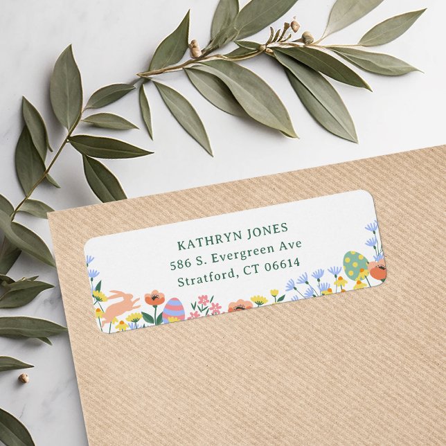 Modern Spring Floral Return Address (Creator Uploaded)