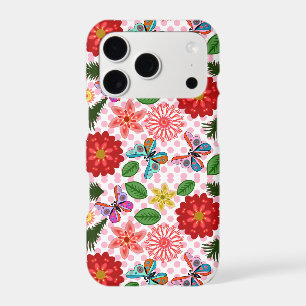 Modern Spring Garden Butterfly Floral 