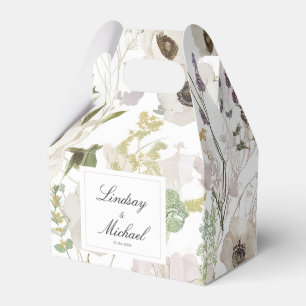 Modern Spring Wedding Favour Box