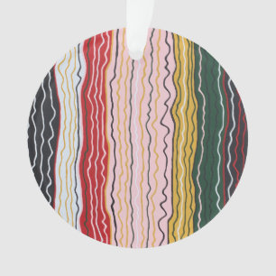 Modern Squiggles 2 Acrylic Ornament