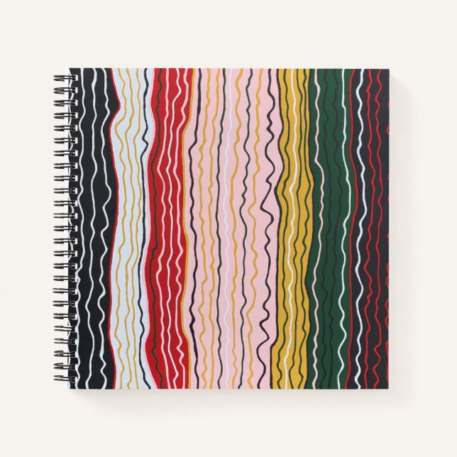 Modern Squiggles 2 Notebook (Front)