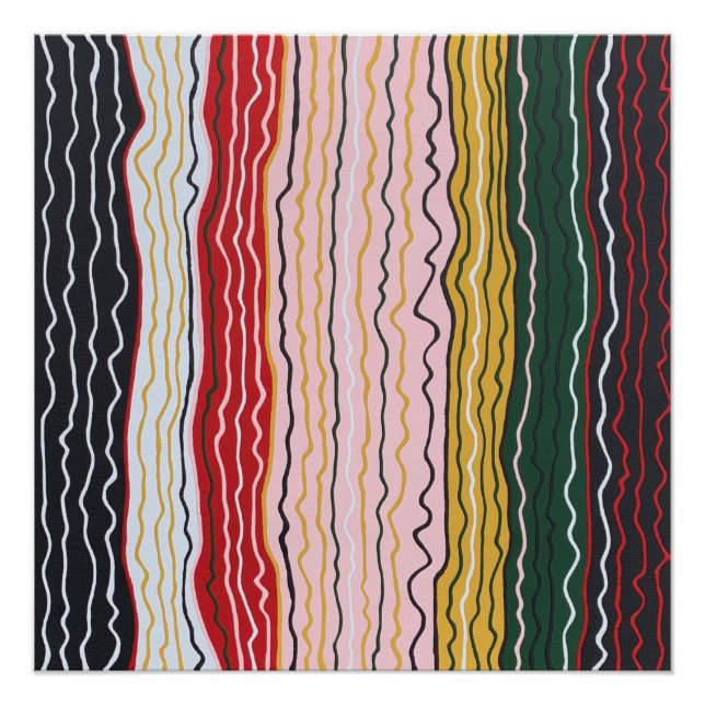 Modern Squiggles 2 Perfect Poster (Front)