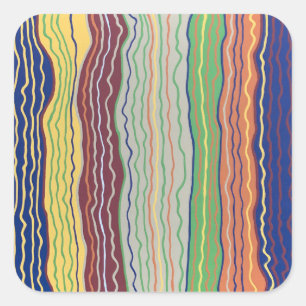 Modern Squiggles 3 Stickers