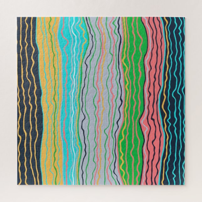 Modern Squiggles Puzzle (Vertical)