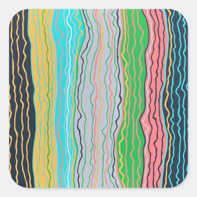 Modern Squiggles Stickers (Front)