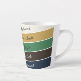 Modern St. Patrick’s Day Gradient Latte Mug