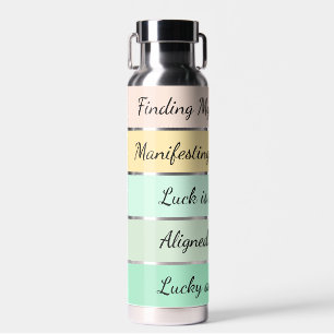 Modern St. Patrick’s Day Gradient Water Bottle