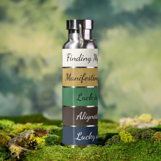 Modern St. Patrick’s Day Gradient Water Bottle