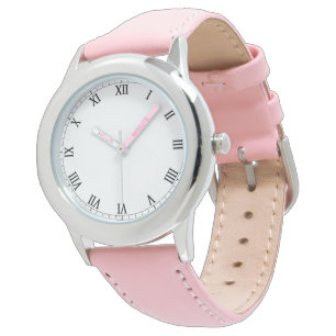 Modern Stainless Steel Watch for Kids in Pink