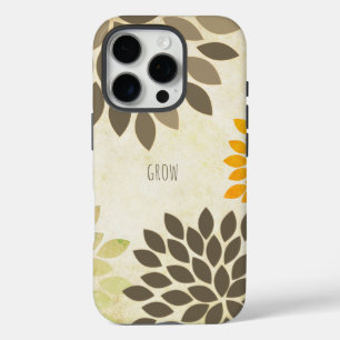 Modern Star Burst Flower Personalised  iPhone 16 Pro Case