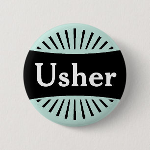 Modern Starburst Design Name Tag 6 Cm Round Badge