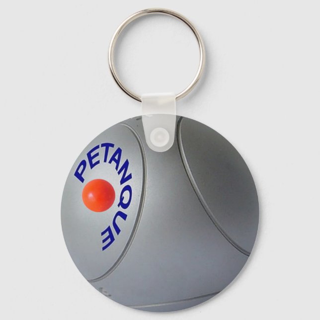 Modern steel small ball design key ring (Front)