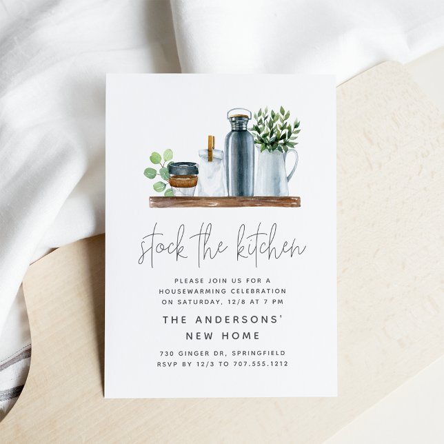 Modern Stock The Kitchen Housewarming Party Invitation (Creator Uploaded)