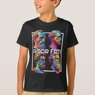 Modern Stoicism Philosophy Ancient Greek Stoic Ico T-Shirt