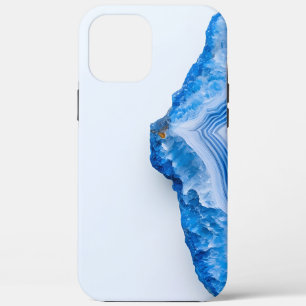 Modern Stone Dusty Blue Marble iPhone 12 Pro Max Case