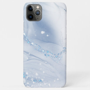 Modern Stone Dusty Blue Marble iPhone 11 Pro Max Case