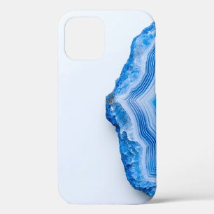 Modern Stone Dusty Blue Marble iPhone 12 Pro Case