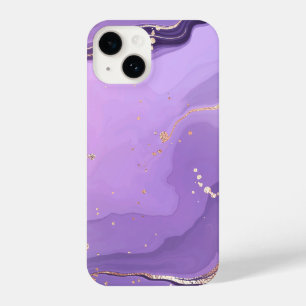 Modern Stone Dusty Blue Marble iPhone 14 Case