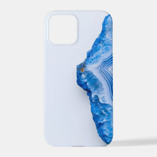 Modern Stone Dusty Blue Marble iPhone 12 Pro Case