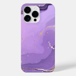 Modern Stone Dusty Blue Marble iPhone 14 Pro Max Case