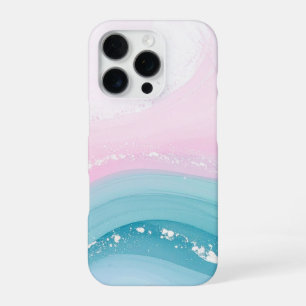 Modern Stone Dusty Blue Marble iPhone 16 Pro Case