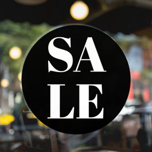 Modern Store Window Sale Window Cling