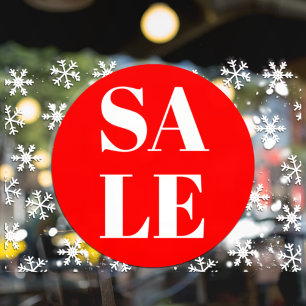 Modern Store Window Sale Window Cling