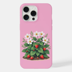 Modern Strawberry Plant iPhone/iPad Case