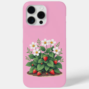 Modern Strawberry Plant iPhone/iPad Case